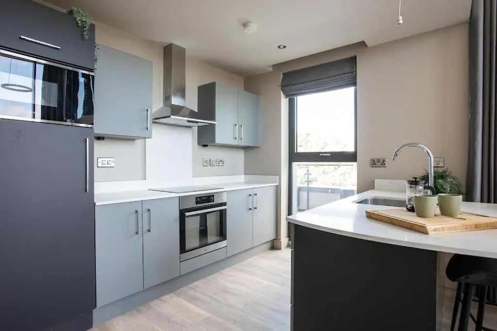 Skyline Serenity I Exquisite 3 Bedroom Ultra I Luxury Penthouse I Long Stay 벨파스트 0*,